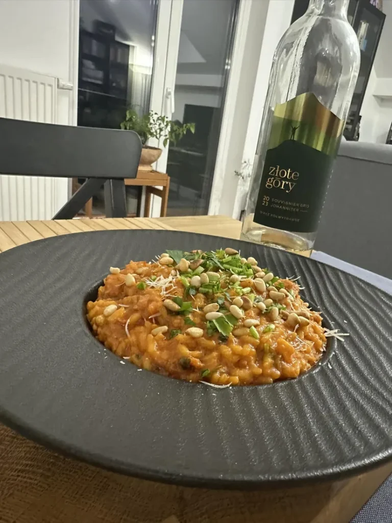 Risotto pomodoro z salsiccią